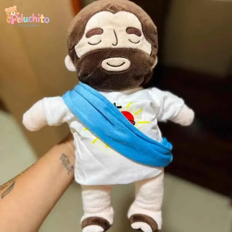 Peluche Jesús que Respira y Transmite Paz Luz, Sonidos y Movimiento