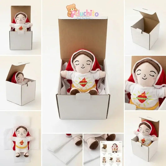 Peluche de la Virgen María que Respira con Luz, Sonidos y Movimiento