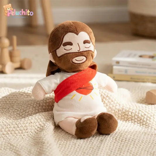 Peluche Jesús que Respira y Transmite Paz Luz, Sonidos y Movimiento