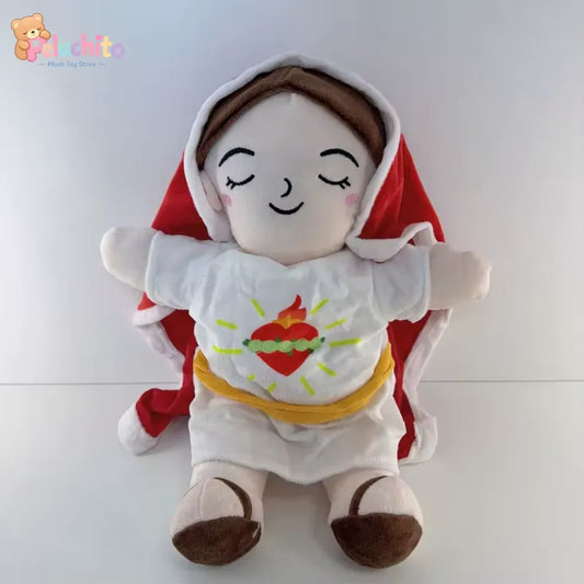 Peluche de la Virgen María que Respira con Luz, Sonidos y Movimiento
